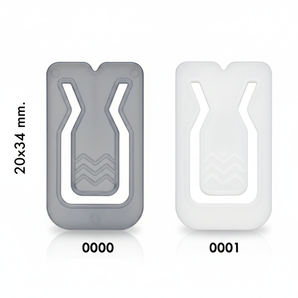 Shirt clip plastic 20x34mm – doos 500 stuks