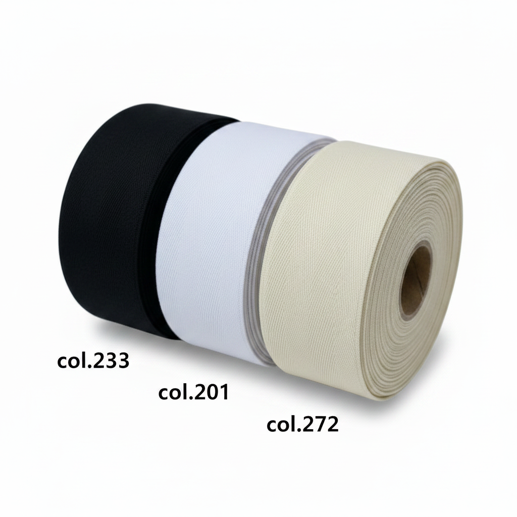 Katoen Keperband 100% Katoen | Eukotex Gecertificeerd | 5mm t/m 40mm