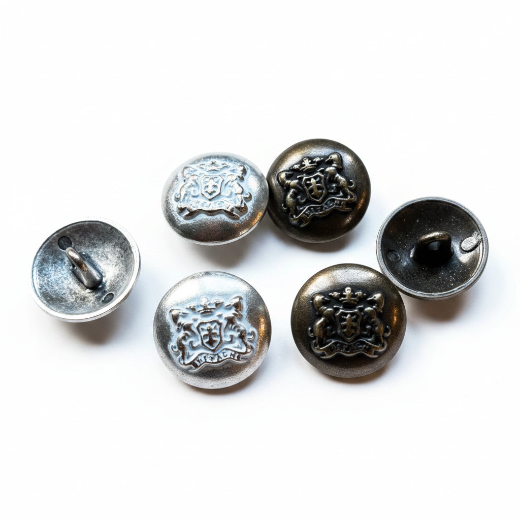 Zamak-Knopf mit Steg 20mm