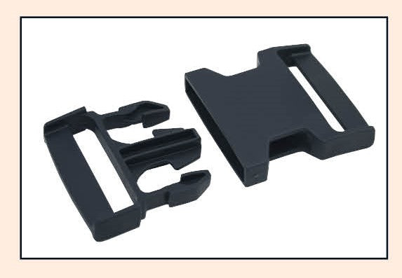 Nylon gespsluiting - Verschillende kleuren