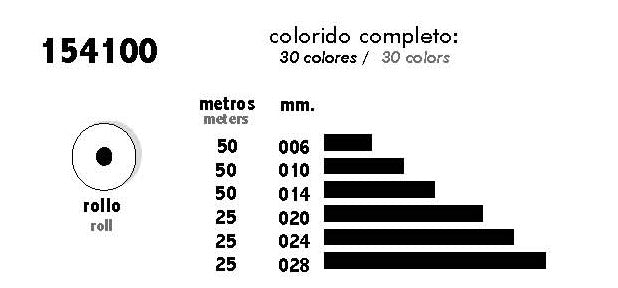 Katoenen band - verschillende kleuren en maten