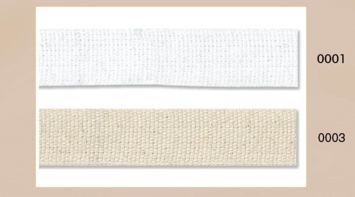 Katoenen band in verschillende kleuren