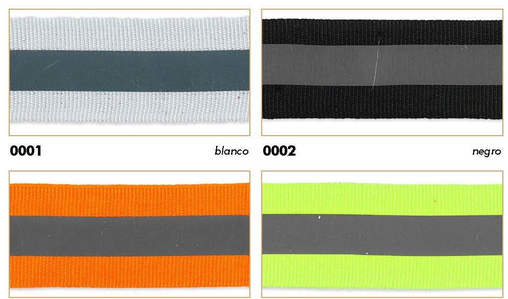 Reflecterende band - verschillende kleuren en maten