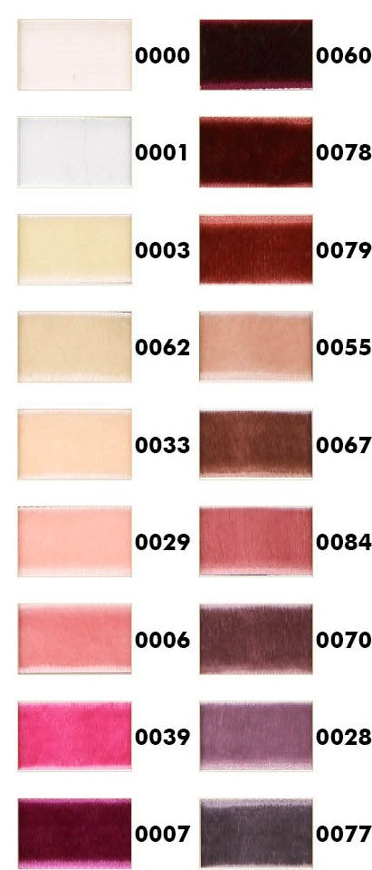 Fluwelen band - 25mm - verschillende kleuren