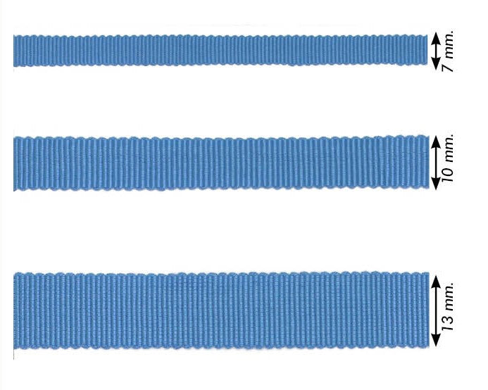 Petersham tape in verschillende kleuren en maten