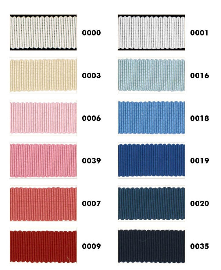 Petersham tape in verschillende kleuren en maten
