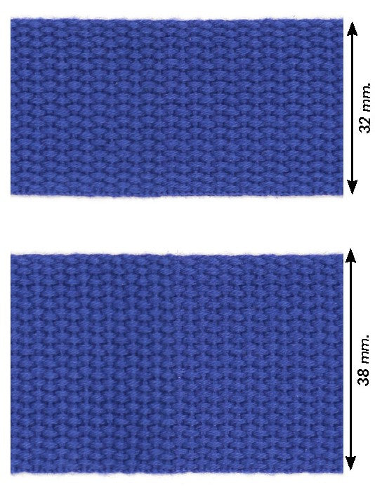 Rugzak band in verschillende kleuren breedte 32mm en 38mm