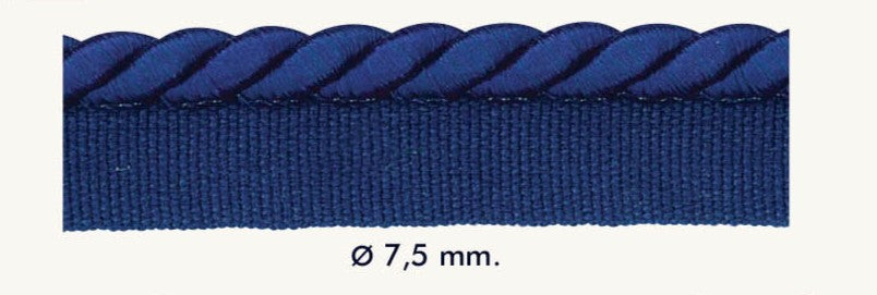 Koord met paspelband - 25m - ø 7,5mm