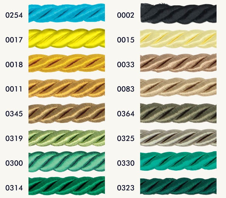 Koord met paspelband - 25m - ø 7,5mm