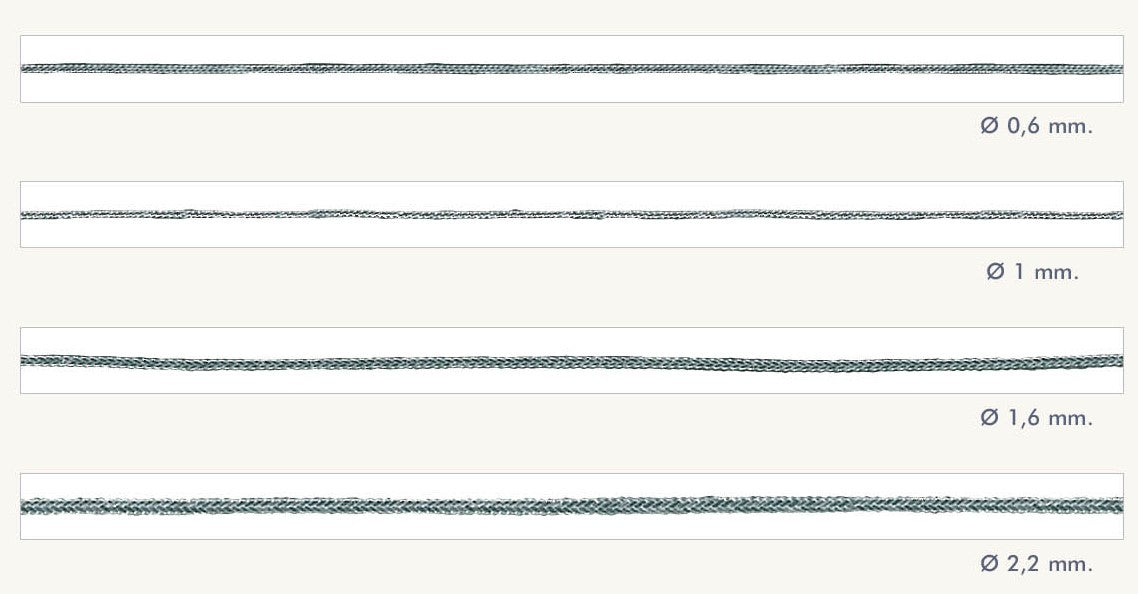 Metalen koord - Goud & Zilver kleurig