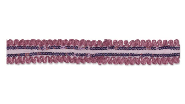 Organza band met pailletten 20mm - 10 meter rol