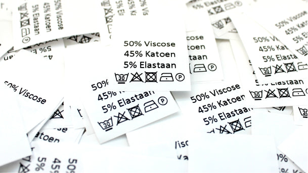 Carelabel 50% viscose 45% katoen 5% elastaan
