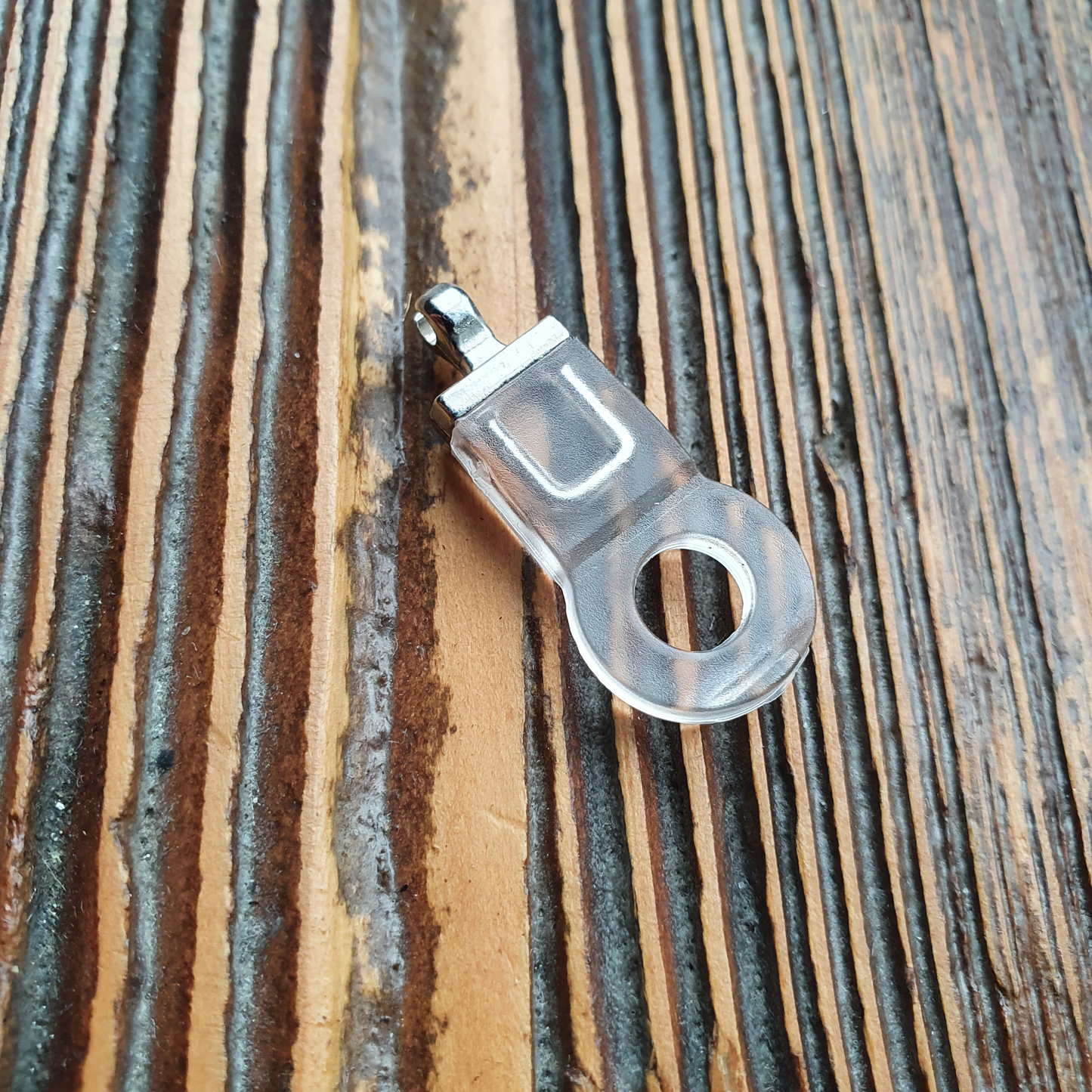 Ritsentrekker transparant / zilver. Verpakt per 100 stuks.