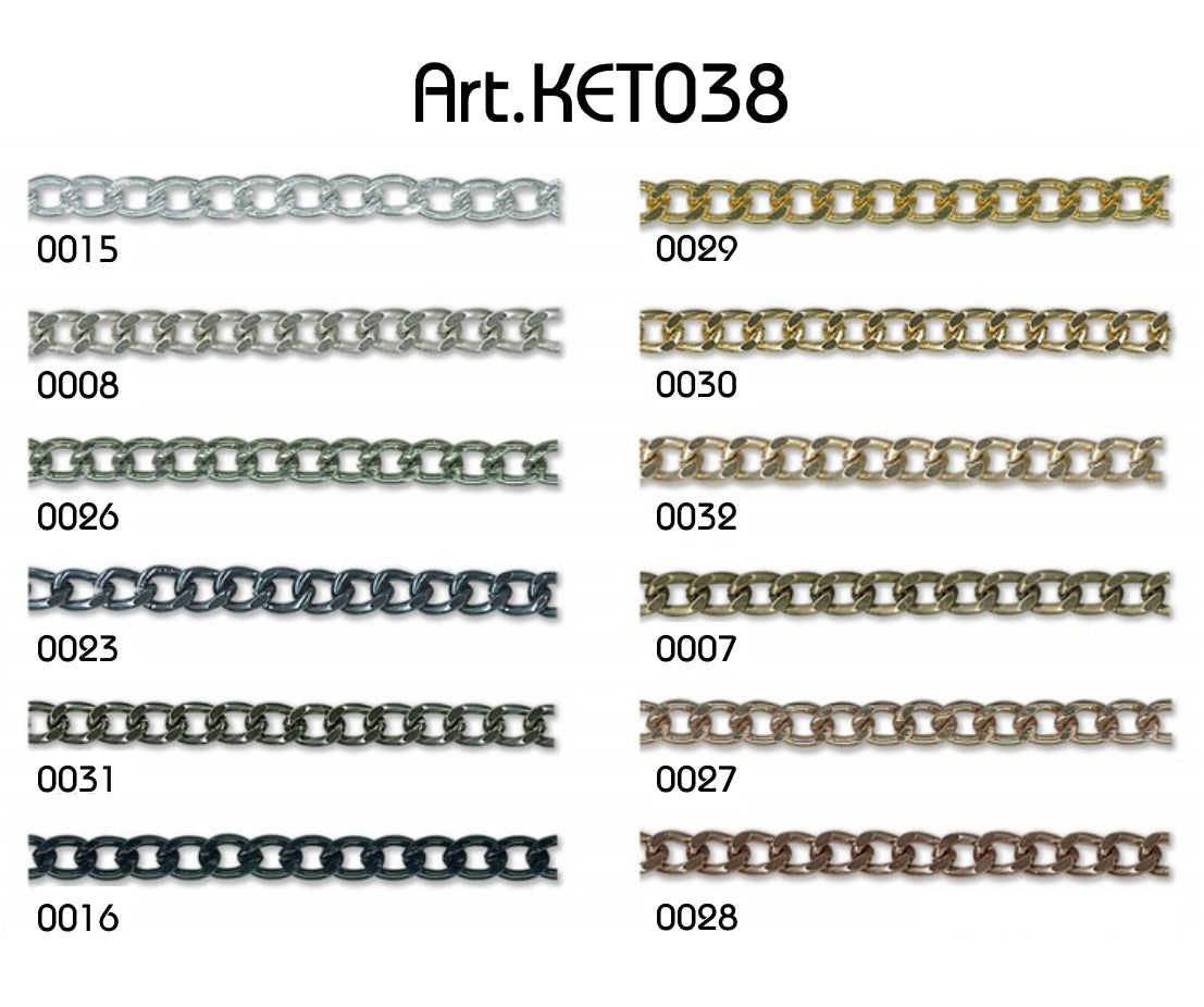 Aluminium ketting 6mm - 25 meter rol