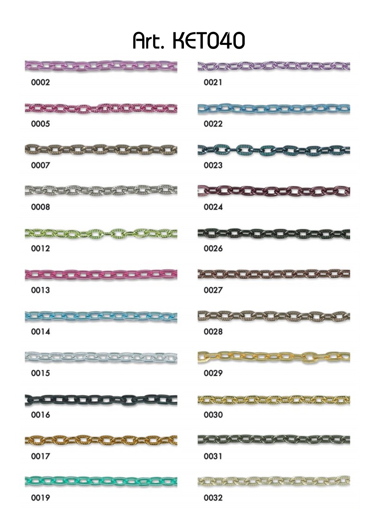 Aluminium ketting 4mm - 20 meter rol