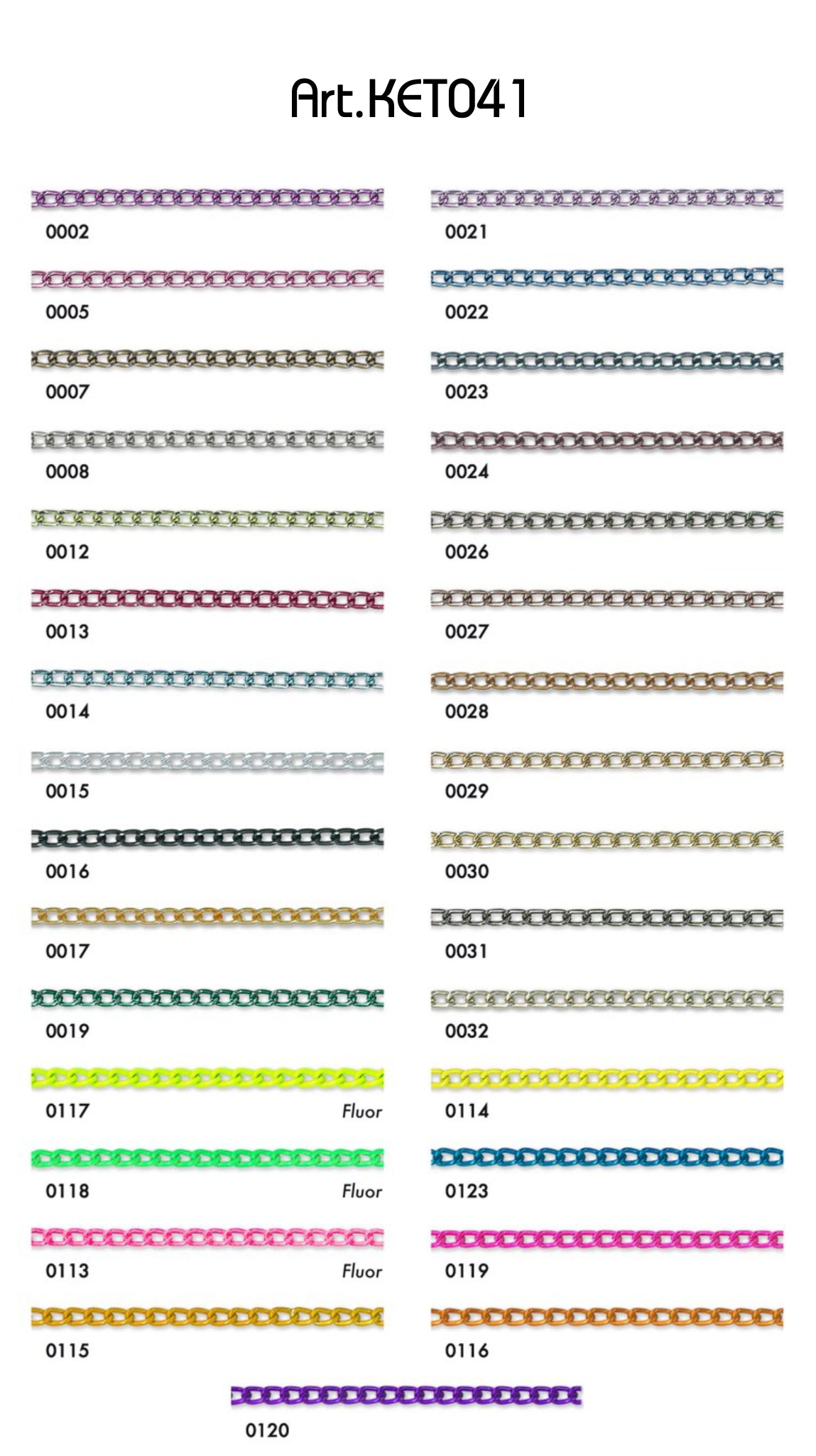 Aluminium ketting 3mm - 25 meter rol