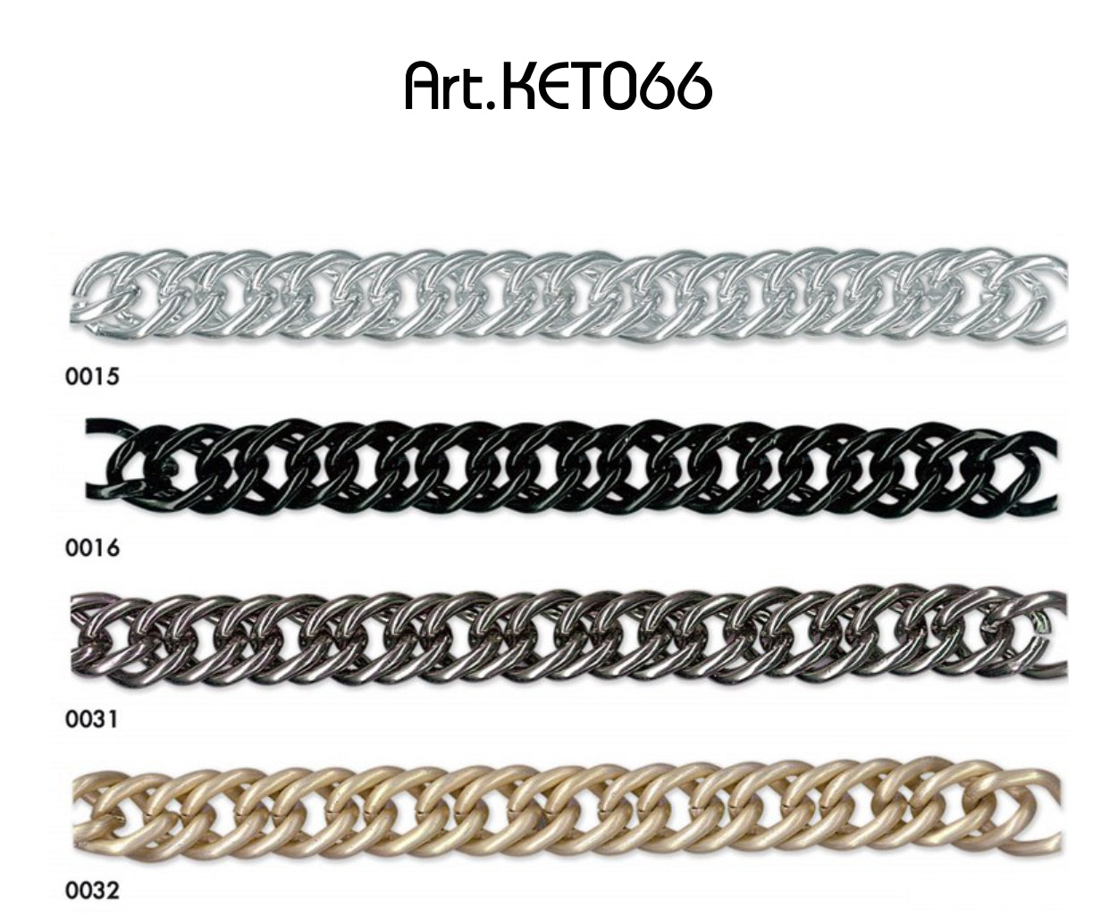 Aluminium ketting 18mm - 10 meter rol