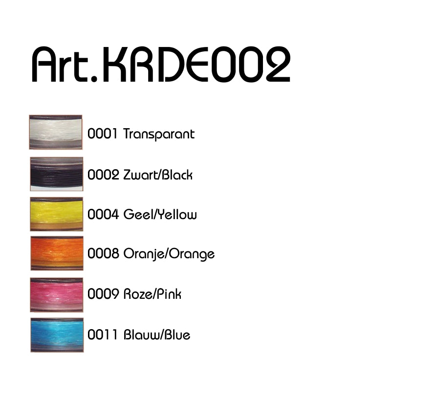 Elastisch koord -0,5mm - 100 meter rol