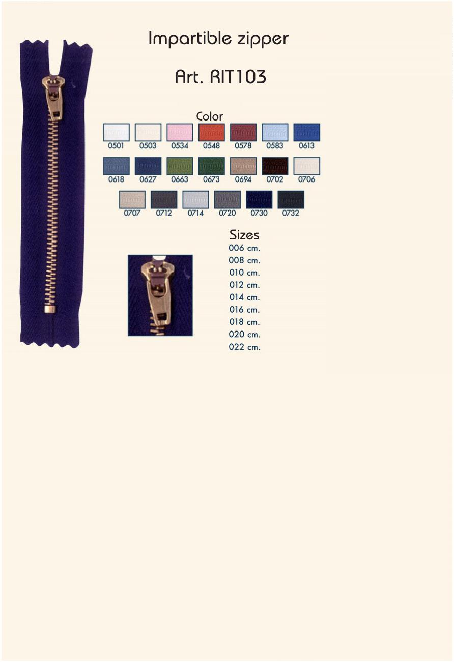 Ritsmessing - verschillende maten