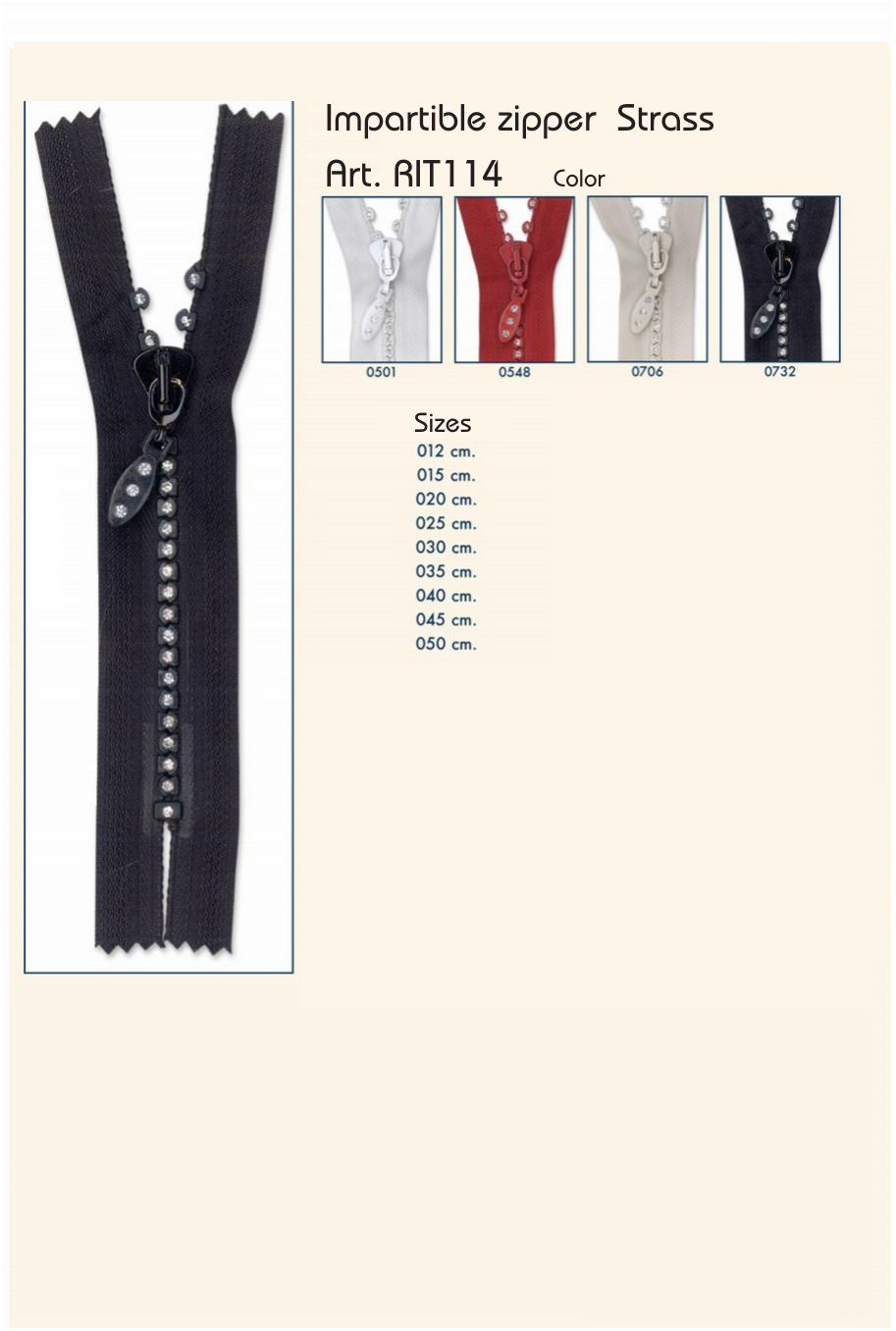 Ritsstrass - verschillende maten