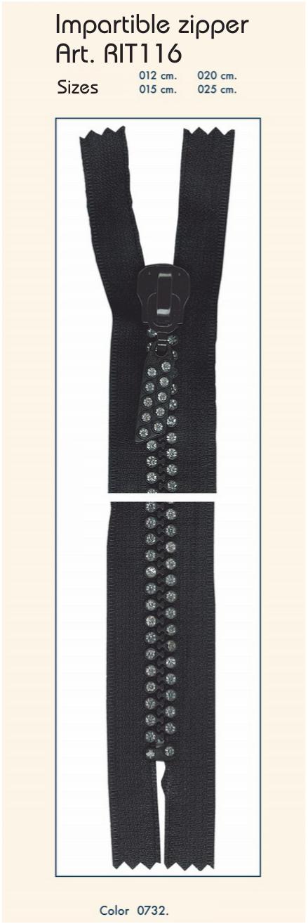 Ritsstrass dubbel - verschillende maten