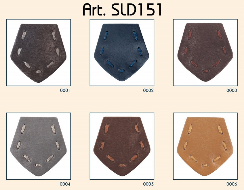 Imitatie leren sluiting - 10 stuks