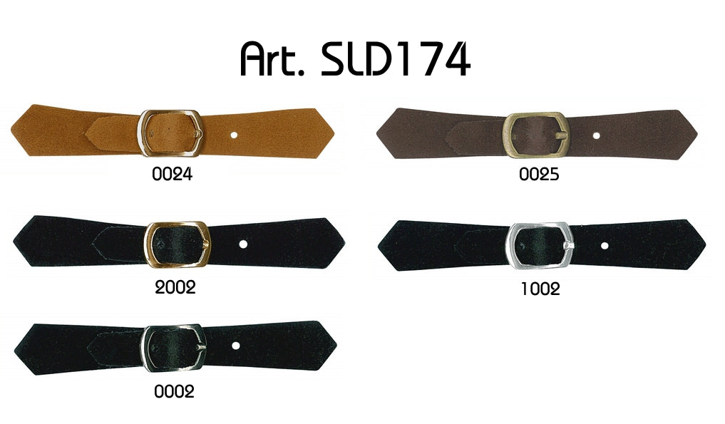 Imitatie suede sluiting - 10 stuks