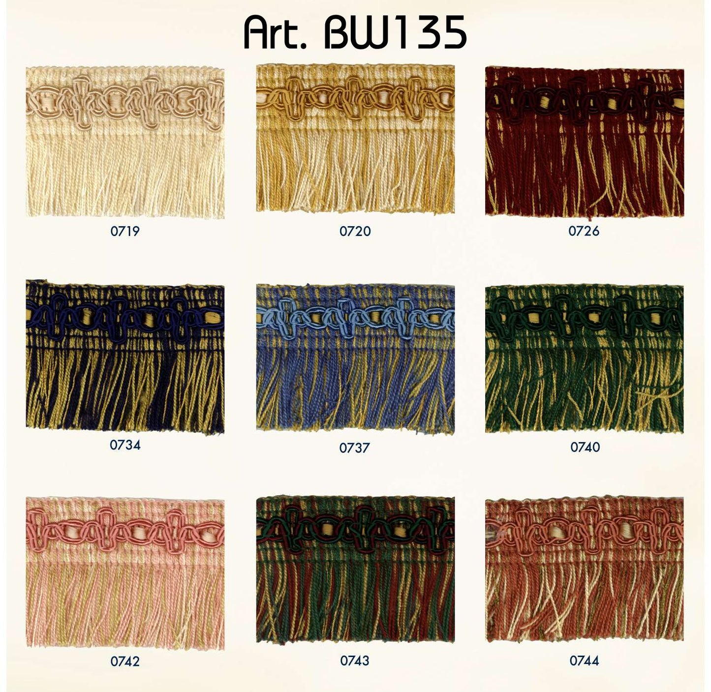 Franjeband 56mm - 25 meter rol