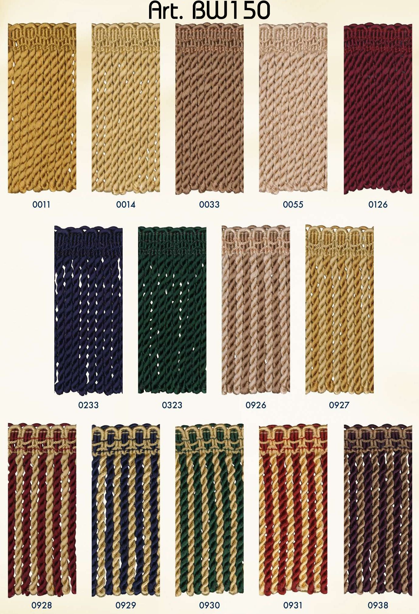 Franjeband 120 millimeter - 25 meter rol