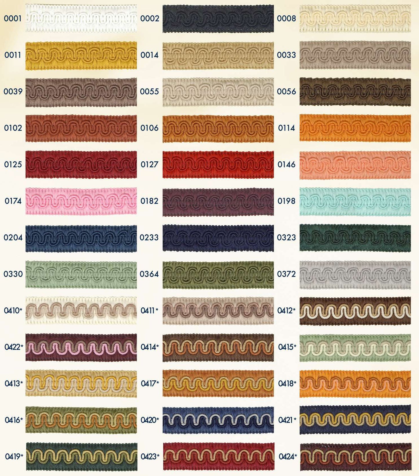 Band met golven 10mm - 50 meter rol