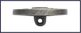 Metallknopf mit Öse