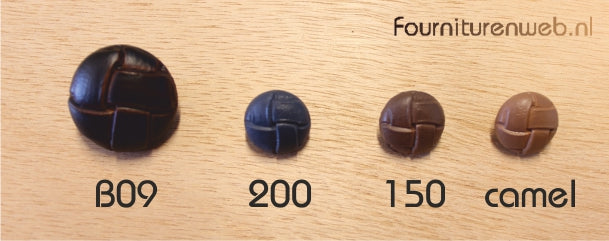 Nylon knoop met achtersteek - 13mm/23mm/26mm