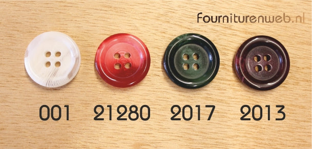 Polyester 4 gaats knoop - 20mm