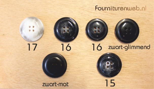 Polyester 4 gaats knoop - 23mm/26mm