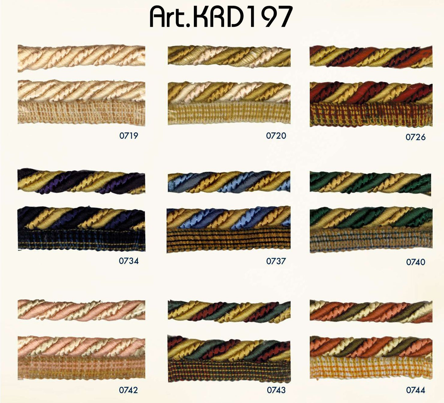 Koord met band - 11mm - 25 meter rol