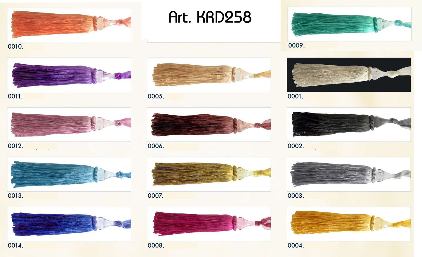 Dubbele kwast met koord