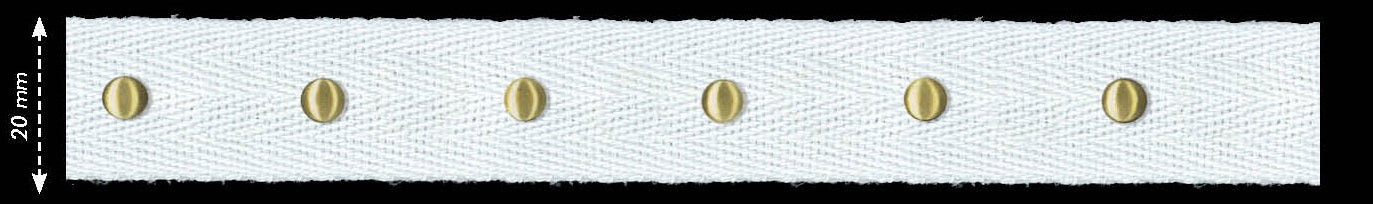 Band met noppen 20mm - 10 meter