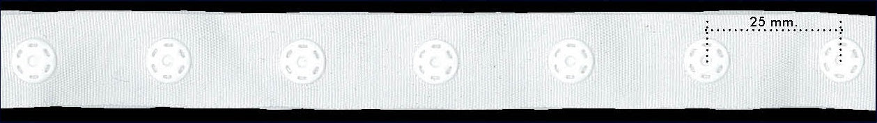 Drukkertjesband 18mm - 25 meter