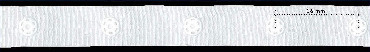 Drukkertjesband 18mm - 25 meter