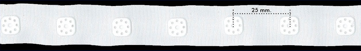 Drukkertjesband 18mm - 25 meter