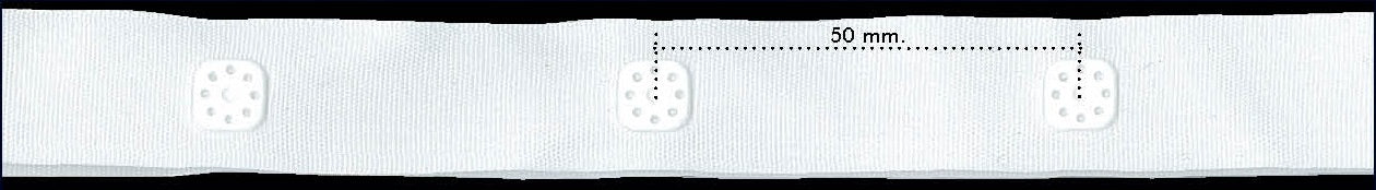 Drukkertjesband 18mm - 25 meter
