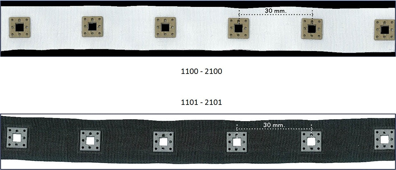 Drukkertjesband 18mm - 25 meter