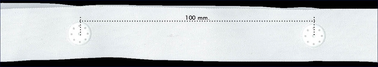Drukkertjesband 22mm - 25 meter