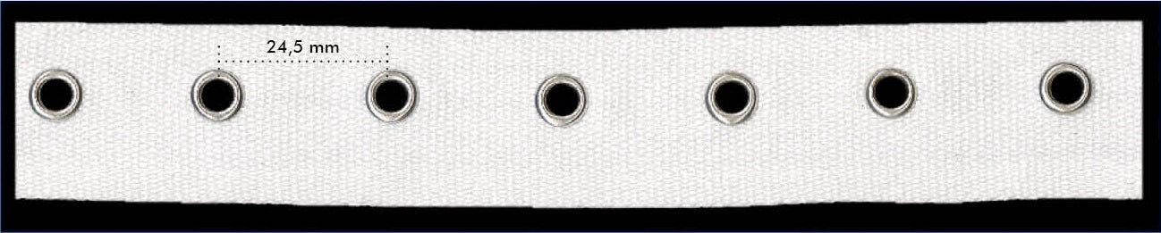 Drukkertjesband 25mm - 24 meter