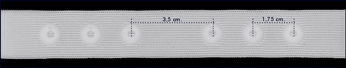 Drukkertjesband 22mm - 25 meter