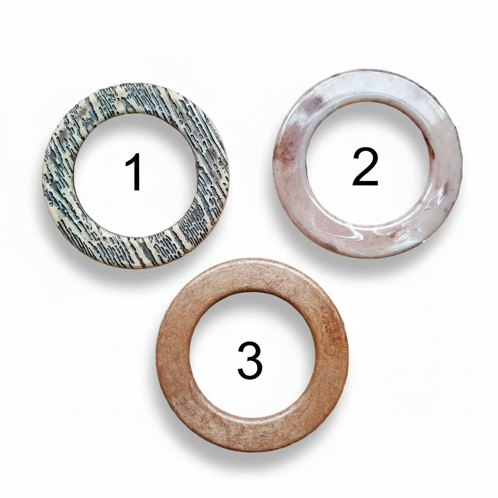 Platte Nylon Ring – Binnenmaat 40mm – Per 100 stuks