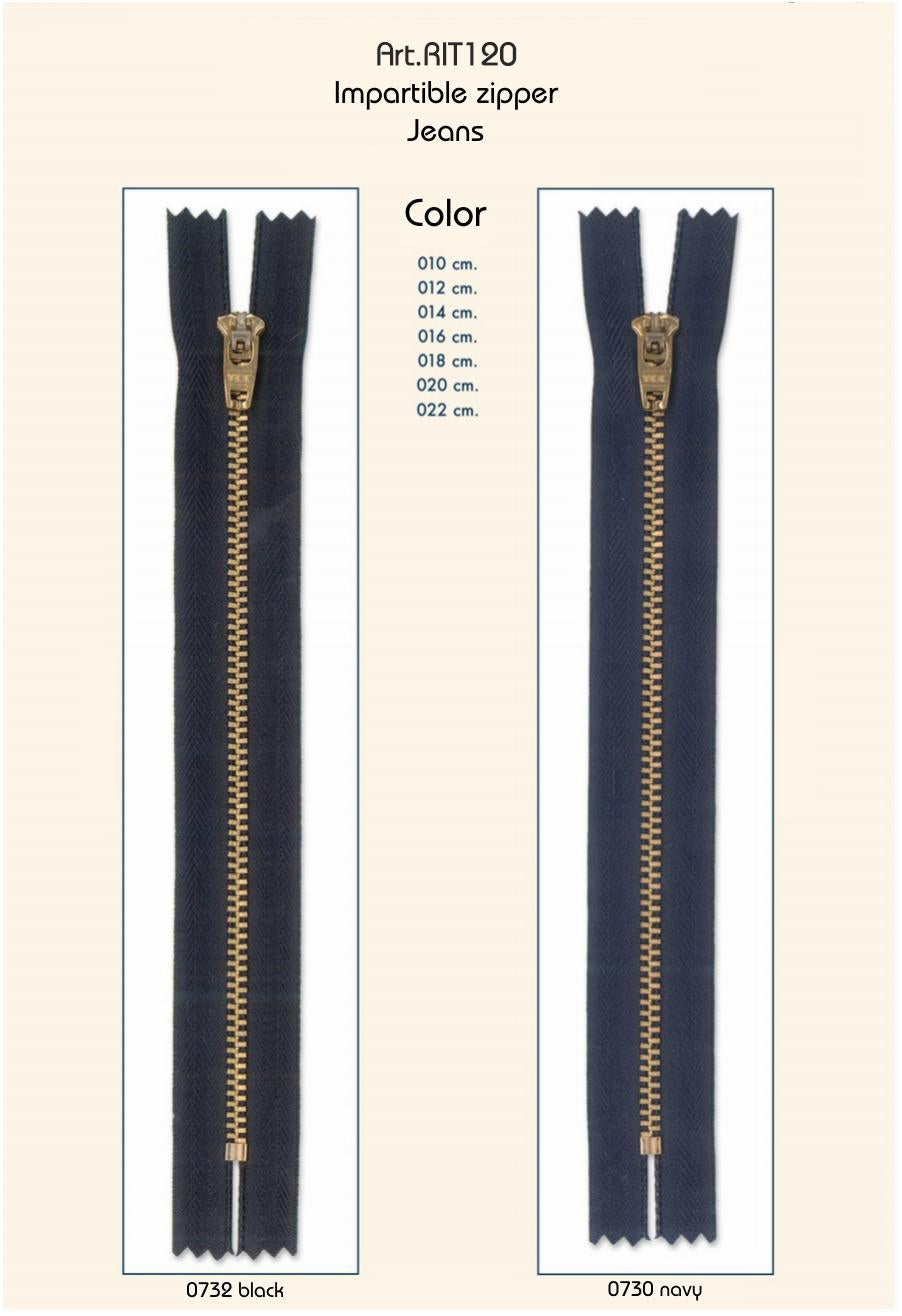 Ritsjeans - verschillende maten