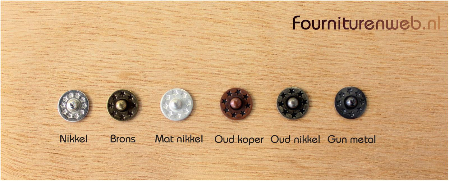 Brass rivet - 9mm