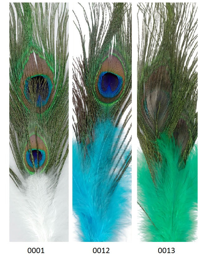 Pauw veren 32cm - 10stuks