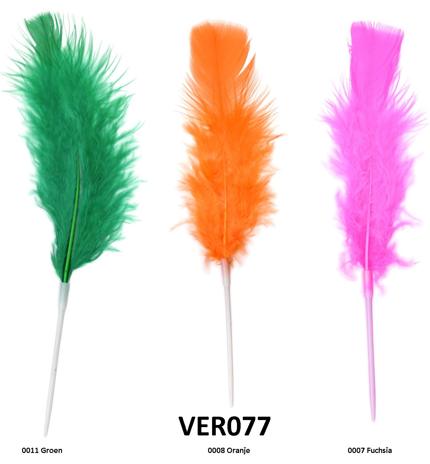Mona Federn | 19x5cm | 3 Farben | pro 100 Stück